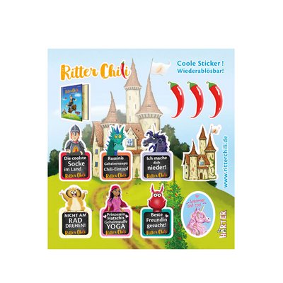Ritter Chili Stickerbogen Ritter Chili Stickerbogen