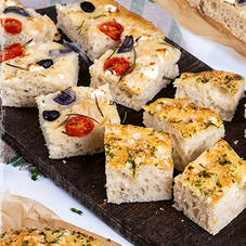 No knead Focaccia BOWLISSIMO with FRIENDS